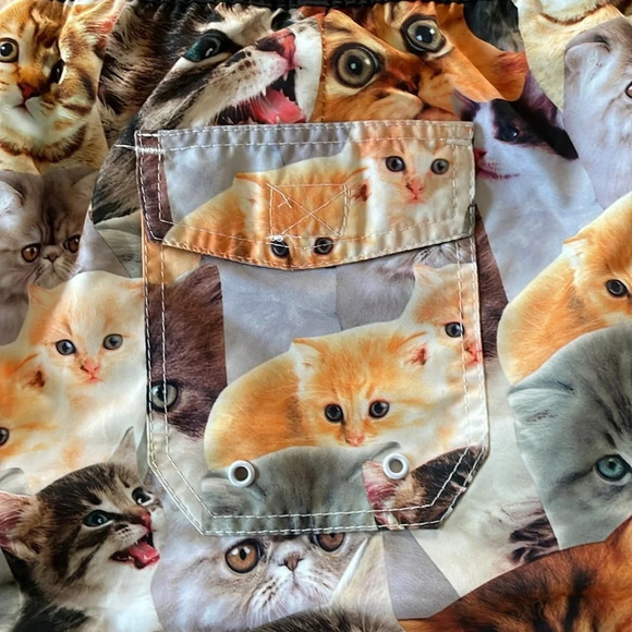 Bioworld Cat Kittens Swim Trunks Board Shorts XL - Picture 5 of 7
